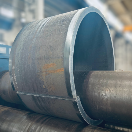 Cylinder z blachy 80 mm, średnica wewnętrzna 1685 mm, długość 1070 mm